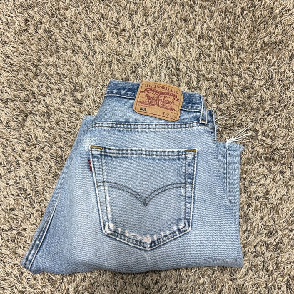 Denim by Orlee vintage levis 501 shorts